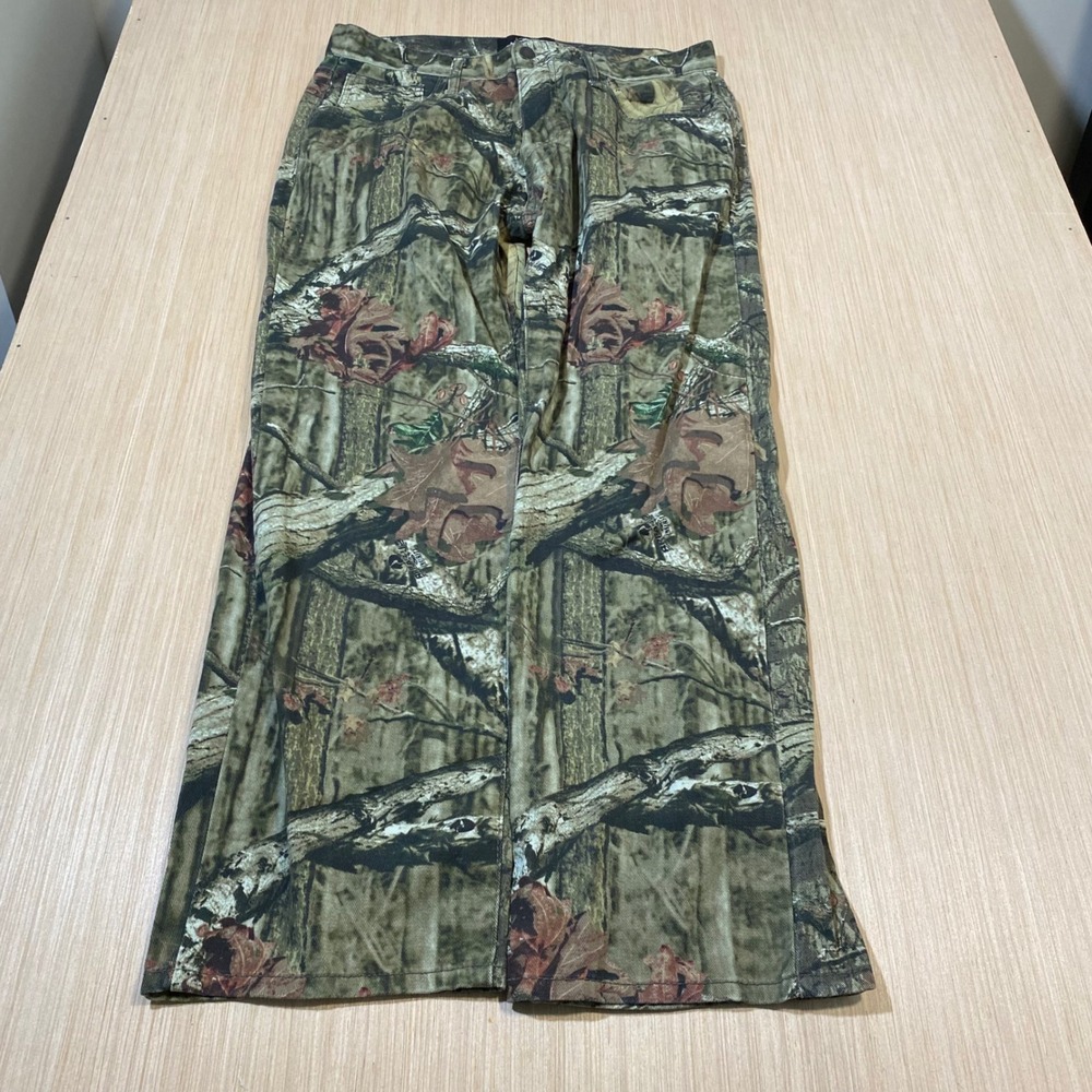 Mossy Oak Break-Up Infinity Camo Pants Mens 34x32 Cotton Straight Leg S5761